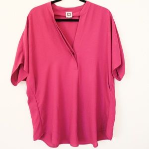 Ann Klein Flowy Blouse
